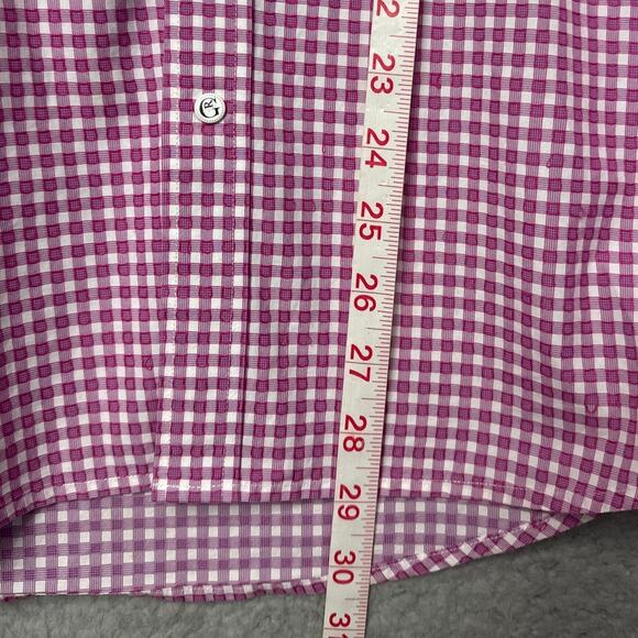 Robert Graham Men's Button Down Shirt Hot Pink Plaid Size 15.5 39 Preppy Classic - Picture 6 of 10